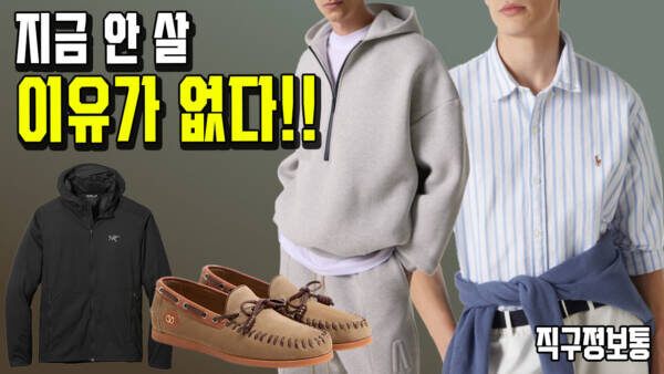 지금 안 살 이유가 없다!!